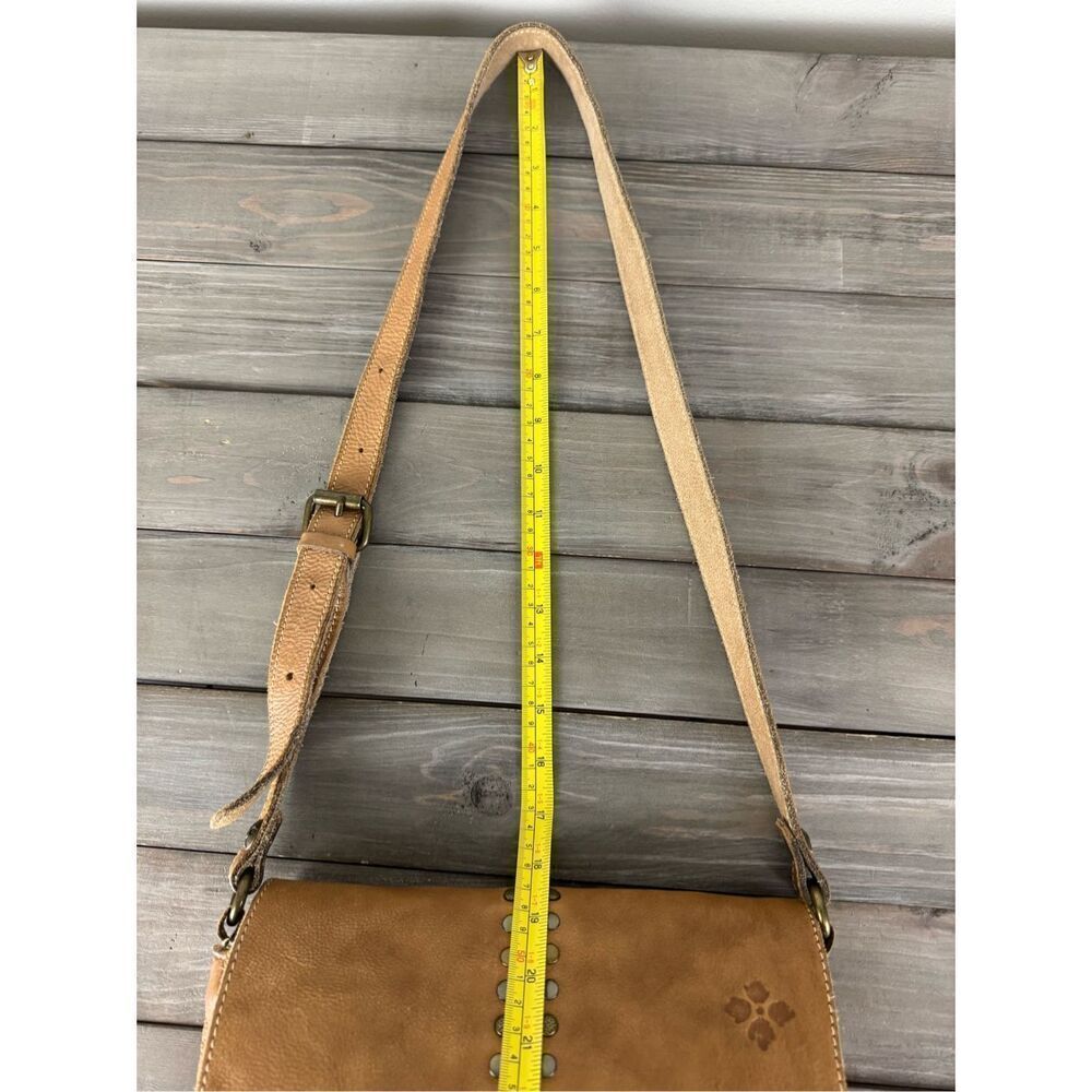 Patricia Nash Armeno 100% Italian Leather Washed Vintage Collection Messenger - Picture 9 of 11
